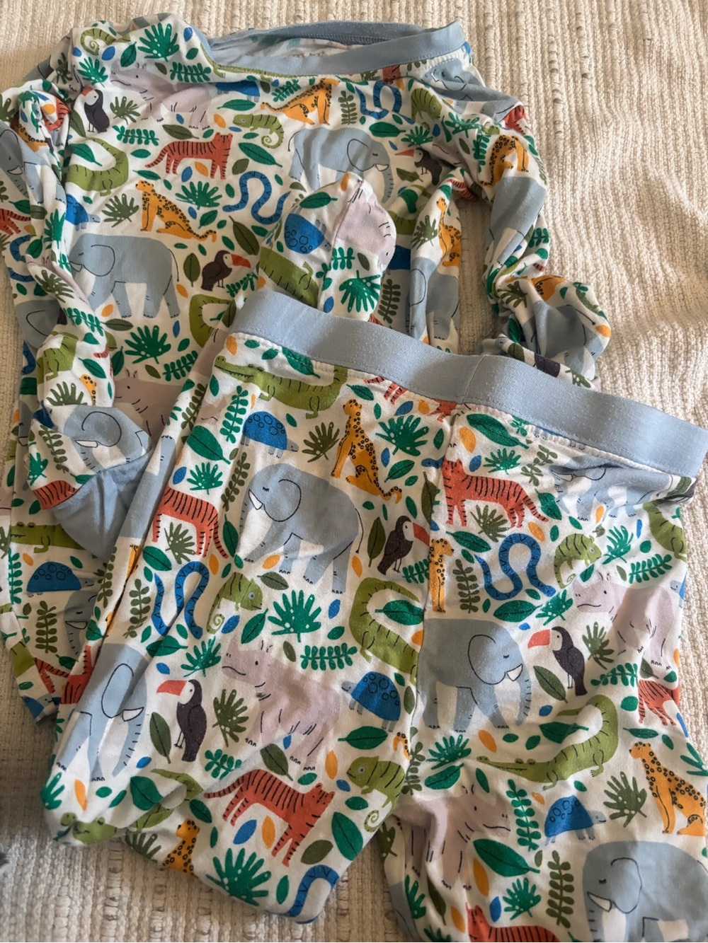 Little Sleepies jungle 5/6 pajamas